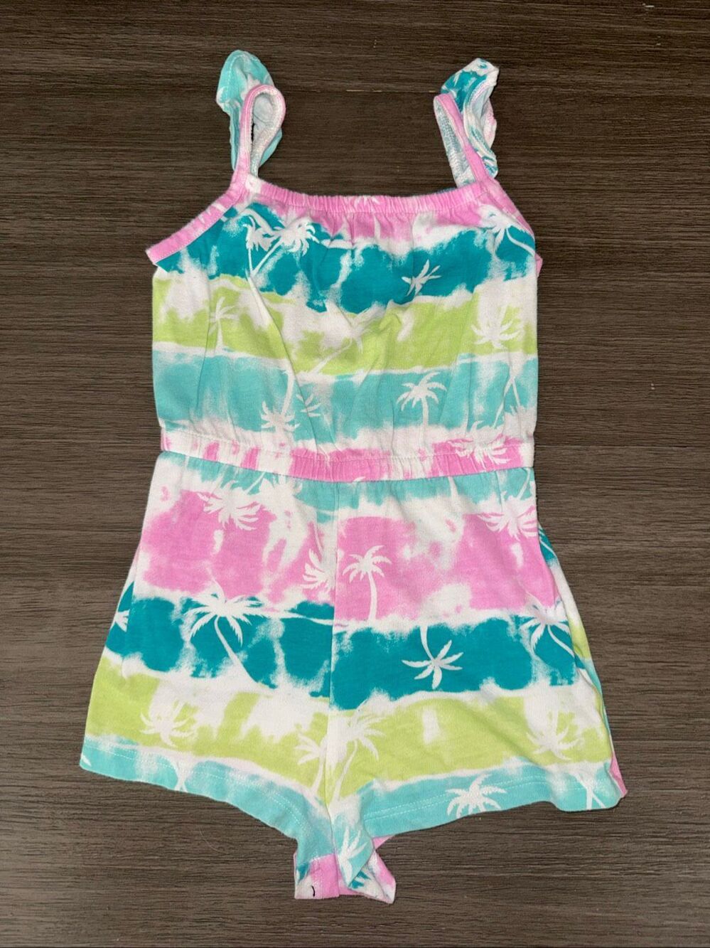 Carter’s 18M Pastel Watercolor Ruffle Dress | Spring Summer | EUC